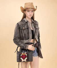 Wrangler Aztec Printed Crossbody Bag