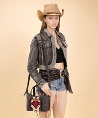 Wrangler Aztec Printed Crossbody Bag