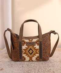 Wrangler Aztec Printed Crossbody Bag