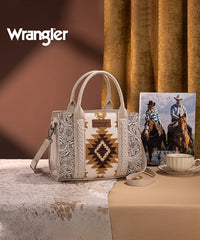 Wrangler Tooled Aztec Knitted Concealed Carry Tote Set
