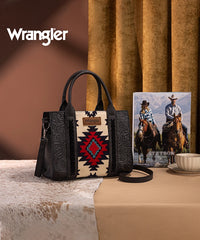 Wrangler Tooled Aztec Knitted Concealed Carry Tote Set