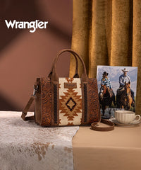 Wrangler Tooled Aztec Knitted Concealed Carry Tote Set