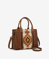 Wrangler Tooled Aztec Knitted Concealed Carry Tote Set