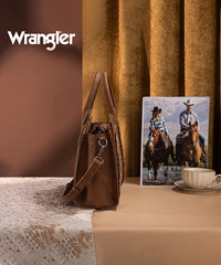 Wrangler Tooled Aztec Knitted Concealed Carry Tote Set
