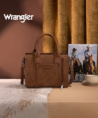 Wrangler Tooled Aztec Knitted Concealed Carry Tote Set