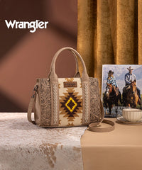 Wrangler Tooled Aztec Knitted Concealed Carry Tote Set