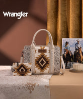 Wrangler Tooled Aztec Knitted Concealed Carry Tote Set