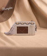 Wrangler Aztec Embroidered Fringe Card Wallet