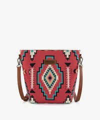 Wrangler Aztec Print Shoulder Bag in BDY