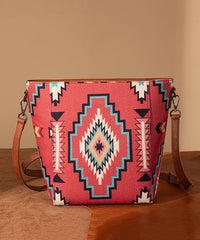 Wrangler Aztec Print Shoulder Bag in BDY