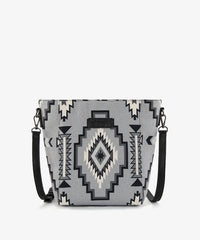 Wrangler Aztec Print Shoulder Bag in BK