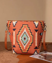 Wrangler Aztec Print Shoulder Bag in BR