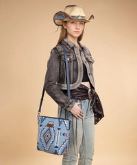 Wrangler Aztec Print Shoulder Bag in JN