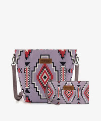 Wrangler Aztec Print Shoulder Bag in PP