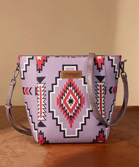 Wrangler Aztec Print Shoulder Bag in PP