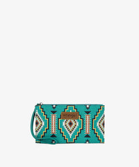 Wrangler Aztec Print Shoulder Bag in TQ