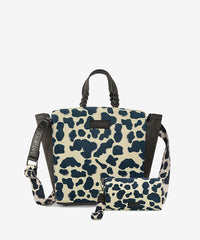 Wrangler All-over Cow Print Wide Tote Bag Set