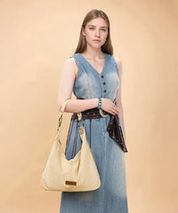 Wrangler Floral Embossed Hobo Bag