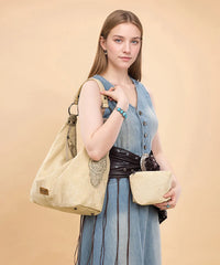 Wrangler Floral Embossed Hobo Bag