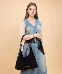 Wrangler Floral Embossed Hobo Bag