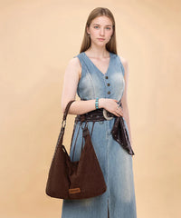 Wrangler Floral Embossed Hobo Bag