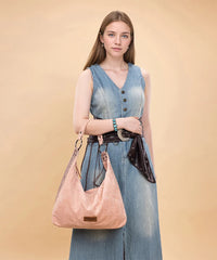 Wrangler Floral Embossed Hobo Bag