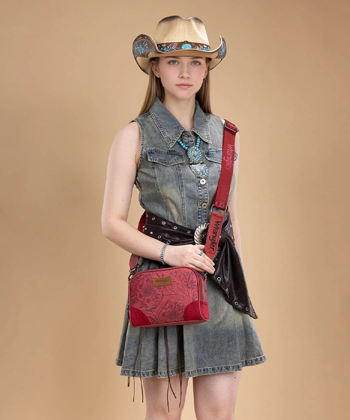 Wrangler floral print purse in BDY