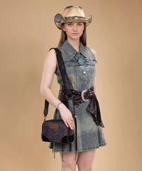 Wrangler floral print purse in BK