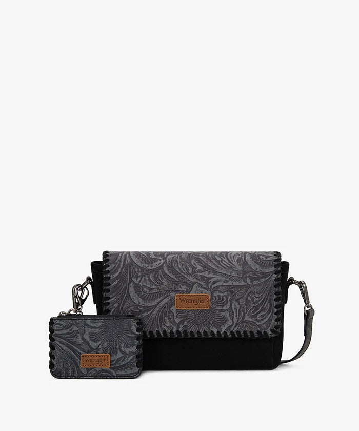 Wrangler floral print purse in BK