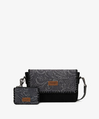 Wrangler floral print purse in BK