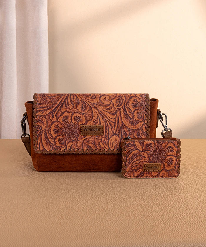 Wrangler floral print purse in BR