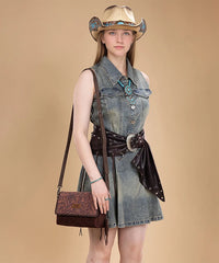 Wrangler floral print purse in CF