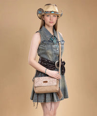 Wrangler floral print purse in KH