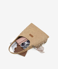 Wrangler Textured Fringe Hobo Bag