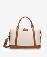 Wrangler duffel bag in Beige — minimalist style, easy-clean surface, travel-ready