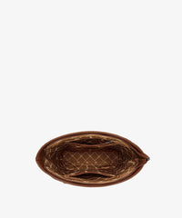 Wrangler Cowgirl Cow Print Tote Bag in Brown