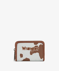 Wrangler Cow-Print Canvas Handbag