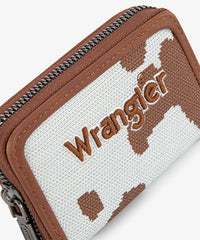 Wrangler Cow-Print Canvas Handbag