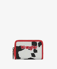Wrangler Cow-Print Canvas Handbag