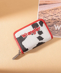 Wrangler Cow-Print Canvas Handbag