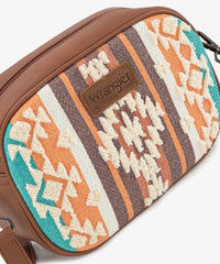 Wrangler canvas crossbody bag in BR