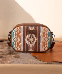 Wrangler canvas crossbody bag in BR