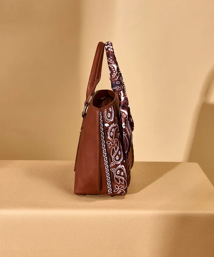 Wrangler Braided Paisley Handbag in BR