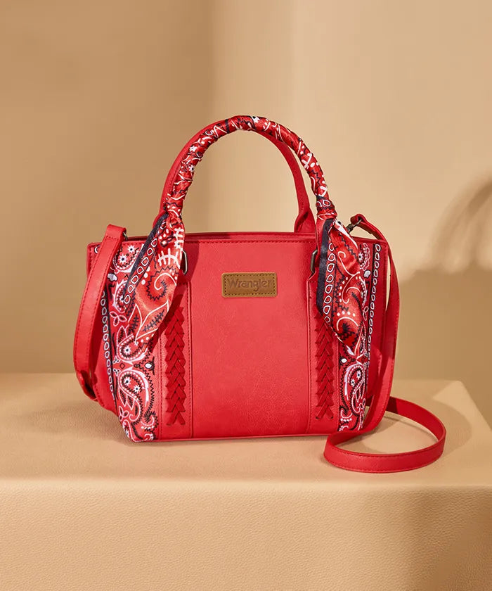Wrangler Braided Paisley Handbag in RD