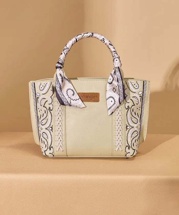 Wrangler Braided Paisley Handbag in TN