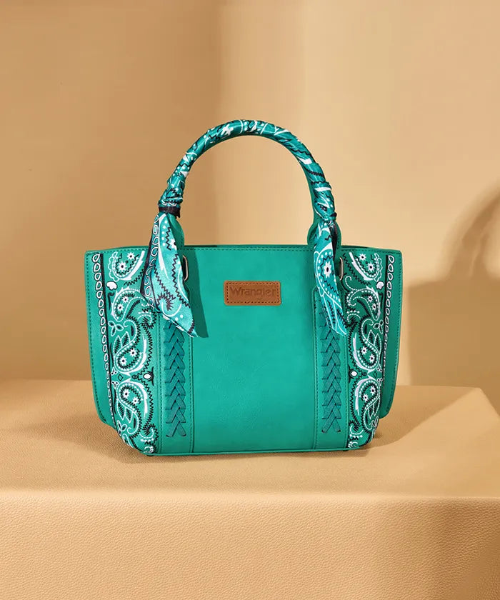 Wrangler Braided Paisley Handbag in TQ