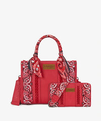 Wrangler Western Desert Paisley Tote Bag
