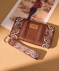 Wrangler western paisley wristlet in BR
