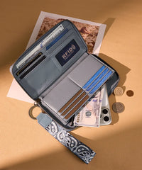 Wrangler western paisley wristlet in JN