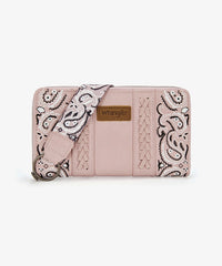 Wrangler western paisley wristlet in PK